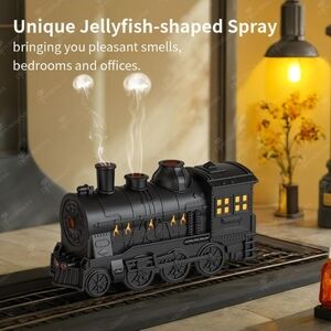 Essential Oil Diffuser Locomotive Steam Train Flame Aroma Sniffleease Sleepyize